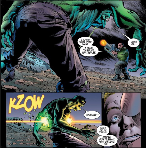 Trong Marvel, vũ khí hay vật liệu nào có thể xuyên thủng lớp da đao thương bất nhập của Hulk? - Ảnh 10.