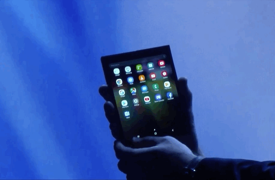 Galaxy Fold - smartphone màn hình gập của Samsung lộ hình ảnh đầu tiên - Ảnh 1.