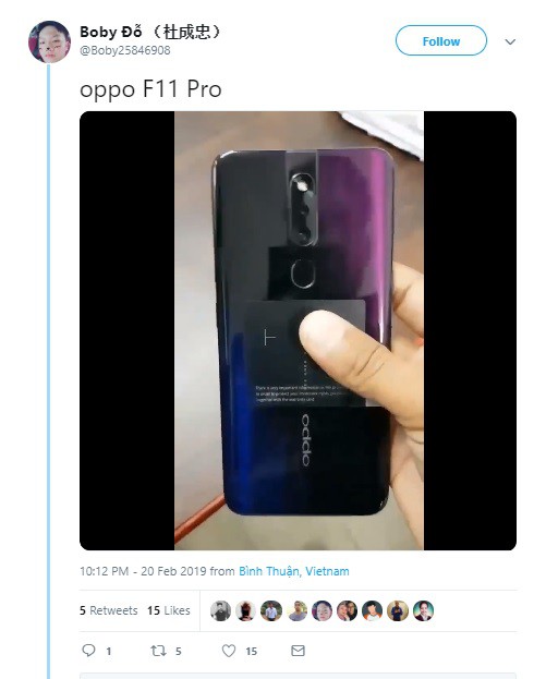 OPPO F11 Pro lộ video trên tay bởi người dùng Việt, sẽ có cụm camera thò thụt 32MP? - Ảnh 1.