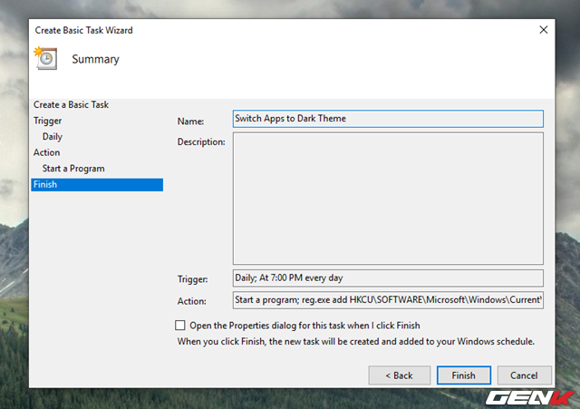 Cách thiết lập Windows 10 tự động chuyển sang giao diện nền tối mỗi khi chiều về - Ảnh 9.