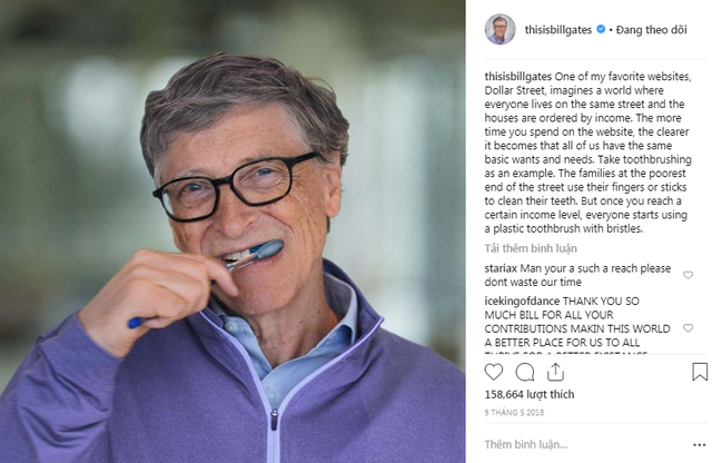 Tiền nhiều để làm gì: Bill Gates đi khắp thế giới ngắm toilet, đánh răng cũng nghĩ tới người nghèo - Ảnh 3.