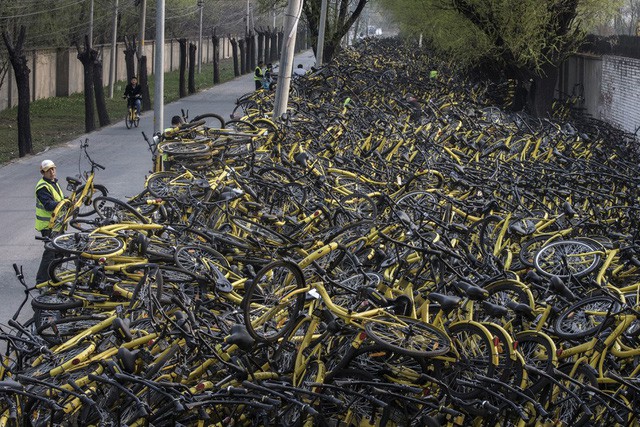  Sự trỗi dậy và sụp đổ của hàng loạt ‘đế chế’ cho thuê xe đạp tại Trung Quốc - Ảnh 1.