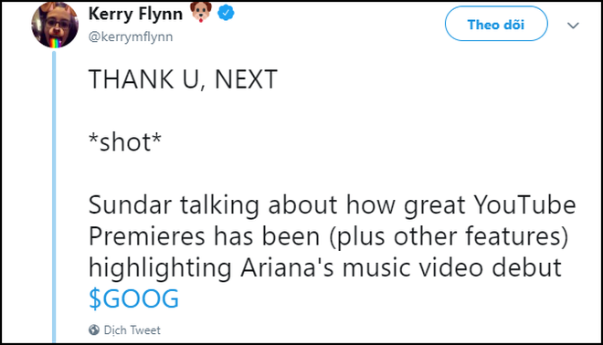 thank you, next được CEO Google nức nở khen khiến ai cũng ngạc nhiên, phải chăng ông cũng là fan Ariana Grande? - Ảnh 3.