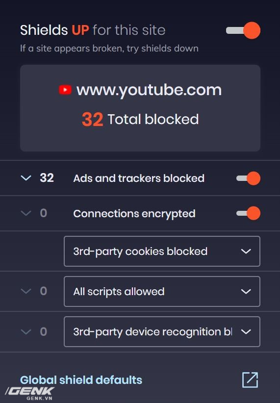 Đánh giá trình duyệt web Brave - Phiên bản Google Chrome dành cho người dùng Internet thực sự hardcore - Ảnh 9. Đánh giá trình duyệt web Brave - Phiên bản Google Chrome dành cho người dùng Internet thực sự hardcore - Ảnh 9.