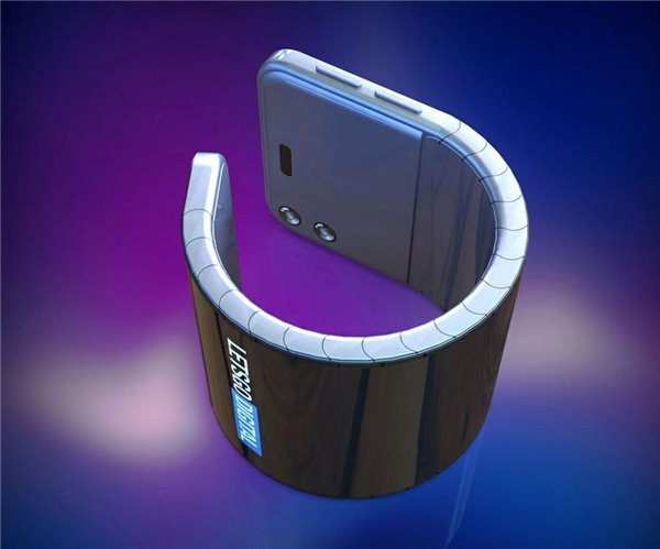 Lộ sáng chế smartphone màn hình dẻo có thể cuộn lại để đeo như đồng hồ của Samsung - Ảnh 2.