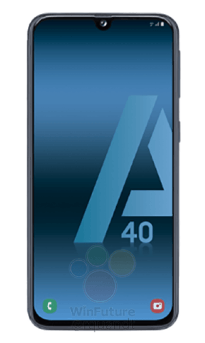 Samsung Galaxy A40 lộ thiết kế, màn hình Infinity-U, 2 camera sau, ra mắt vào ngày 10/4? - Ảnh 1.