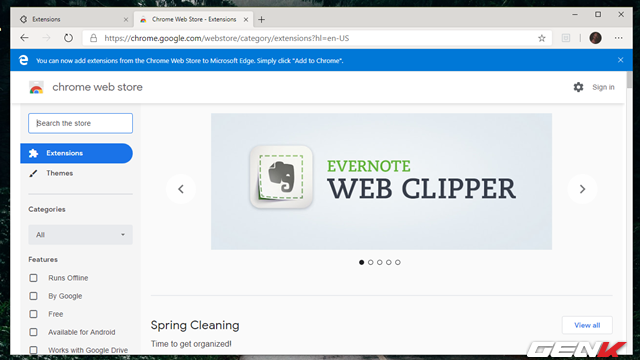 Cách cài đặt các tiện ích mở rộng Chrome cho trình duyệt Microsoft Edge mới - Ảnh 10.