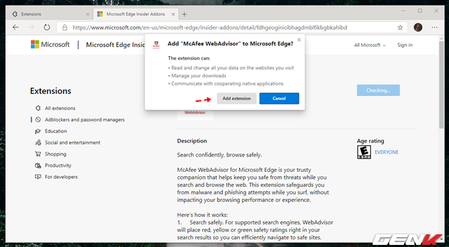 Cách cài đặt các tiện ích mở rộng Chrome cho trình duyệt Microsoft Edge mới - Ảnh 5.