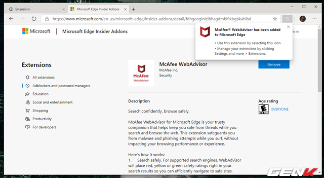 Cách cài đặt các tiện ích mở rộng Chrome cho trình duyệt Microsoft Edge mới - Ảnh 6.