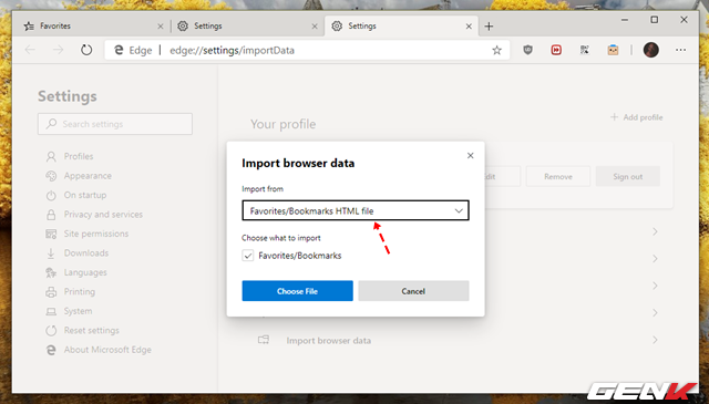 Cách đồng bộ bookmarks, mật khẩu,… và các dữ liệu trình duyệt khác vào Microsoft Edge mới - Ảnh 9.