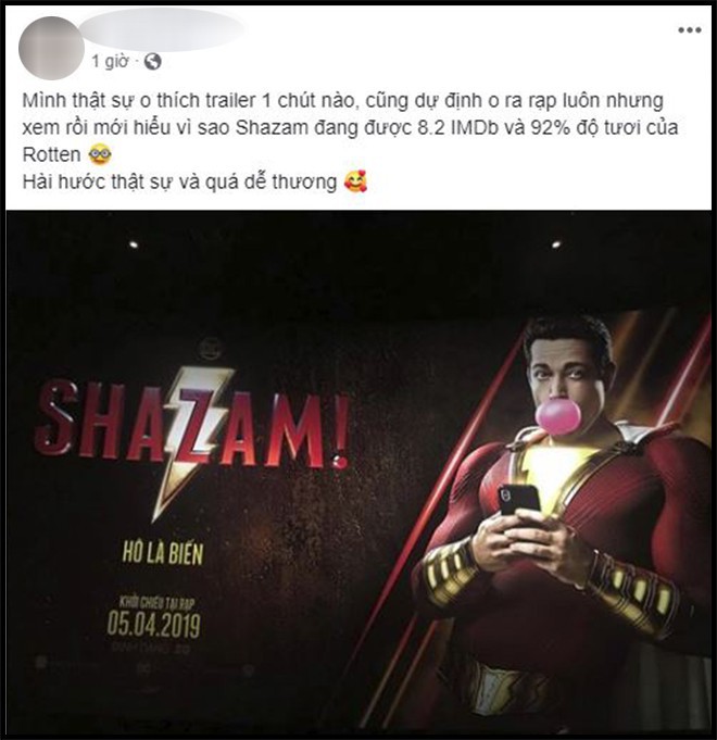 Khán giả Việt sau suất chiếu sớm phát cuồng vì Shazam: Phim siêu anh hùng lầy lội nhất từ trước đến nay - Ảnh 3.