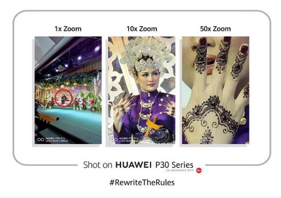 Huawei sử dụng một bức ảnh cưới để trình diễn tính năng zoom 50x của P30 Pro - Ảnh 2.