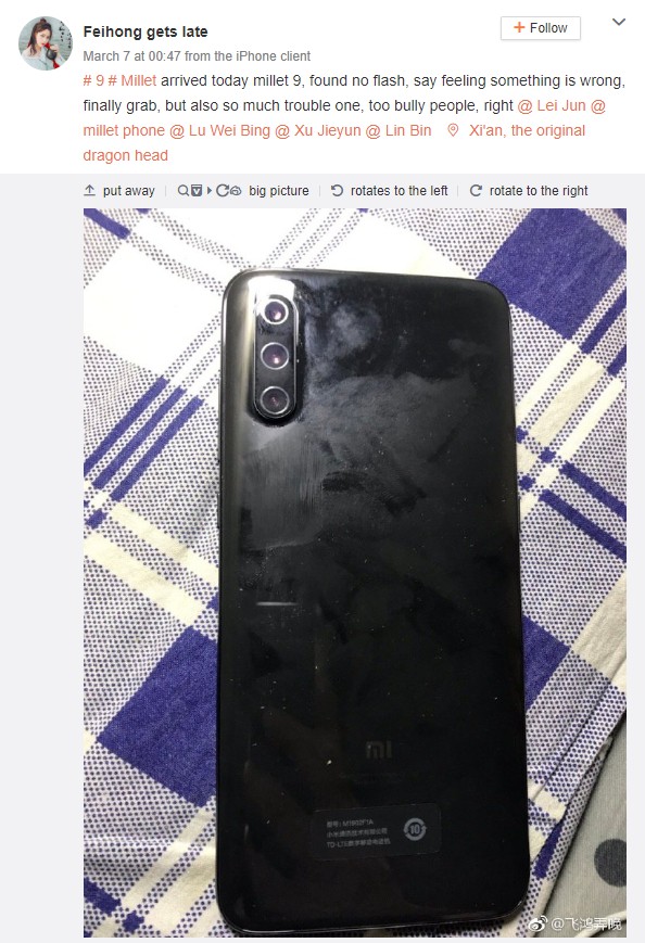 Hi hữu: Xiaomi giao Mi 9 bị lỗi không có đèn flash cho người dùng - Ảnh 2.