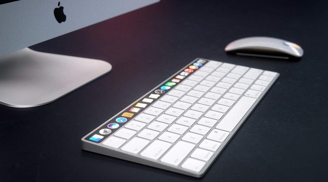 Apple đang phát triển máy Mac có Face ID, bàn phím Magic Keyboard có Touch Bar? - Ảnh 1.