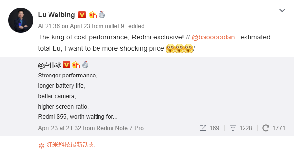 Tổng giám đốc Lu Weibing khẳng định flagship Redmi sẽ là vua về tỷ lệ giá so với hiệu năng - Ảnh 1.