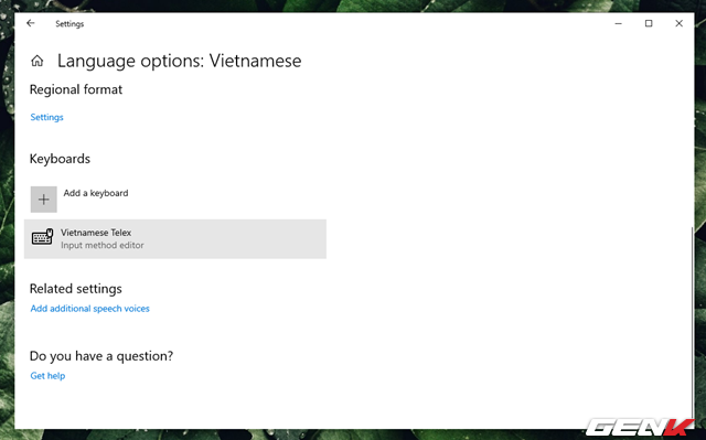 Bạn sẽ không cần cài thêm bộ gõ tiếng Việt trên Windows 10 May 2019 làm gì nữa vì nó đã có sẳn - Ảnh 10.