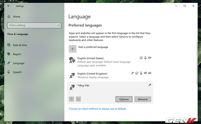 Bạn sẽ không cần cài thêm bộ gõ tiếng Việt trên Windows 10 May 2019 làm gì nữa vì nó đã có sẳn - Ảnh 9.