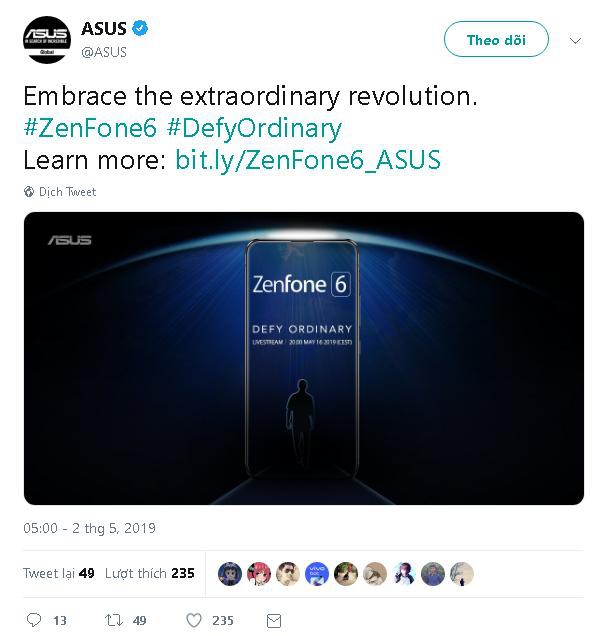 ASUS hé lộ Zenfone 6 với thiết kế không viền và không rãnh tai thỏ - Ảnh 3.