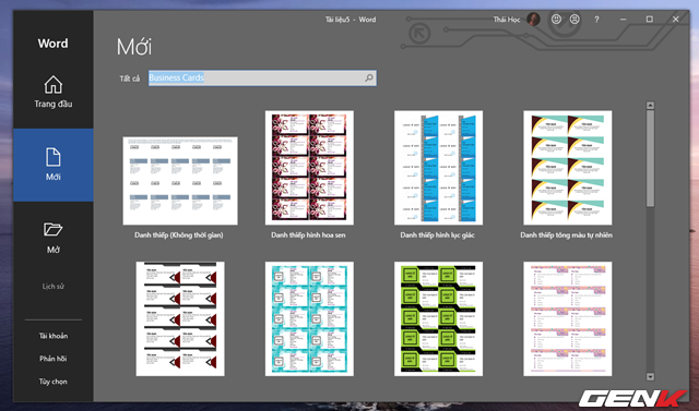 Cách tạo danh thiếp bằng Microsoft Word dành cho người không chuyên - Ảnh 3.