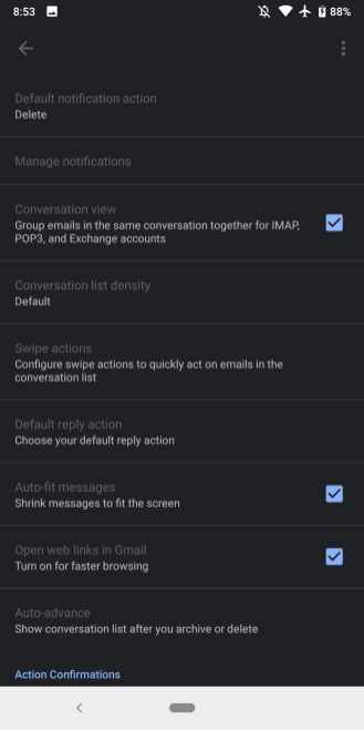Ứng dụng Gmail trên Android được cập nhật giao diện Dark Mode - Ảnh 1.