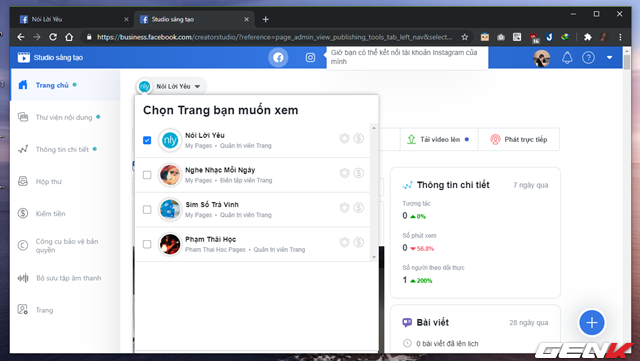 Quản lý nhiều Facebook Page hiệu quả hơn với công cụ “chính chủ” Facebook Studio - Ảnh 9.