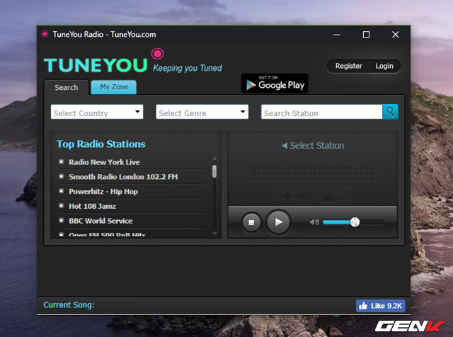 Cách sử dụng TuneYou để nghe hàng nghìn đài radio trực tuyến trên khắp thế giới - Ảnh 9.