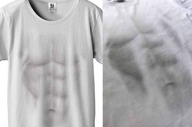 Công ty Nhật Bản phát minh ra loại áo phông đánh lừa thị giác, mặc lên là có body 6 múi và vòng một căng tràn - Ảnh 4.
