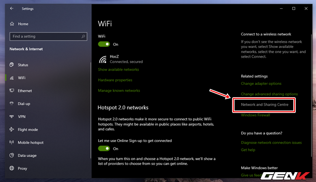 Cách xem và thay đổi mật khẩu Wi-Fi đã kết nối trên máy tính Windows 10 - Ảnh 4.