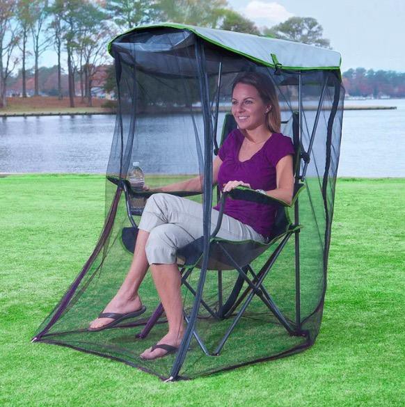 Đi chơi picnic mà sợ ruồi muỗi, sắm ngay chiếc ghế kèm màn chống côn trùng dưới đây - Ảnh 1.