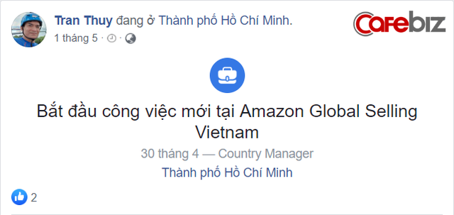 Amazon đã chính thức lập công ty tại Việt Nam, giám đốc là sếp cũ của Alibaba - Ảnh 3.
