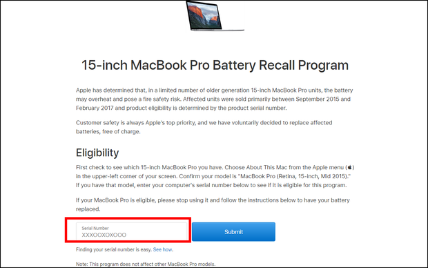 Hướng dẫn kiểm tra chính xác Macbook Pro có dính lỗi nổ pin và bị cấm bay hay không - Ảnh 3.