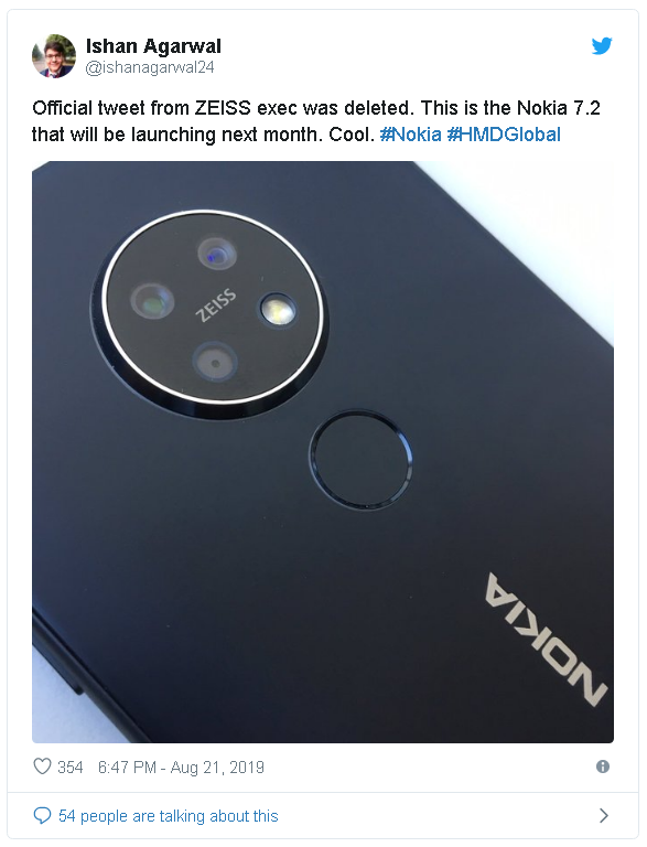 Nokia 7.2 lộ diện với cụm 3 camera sau hình tròn - Ảnh 2.