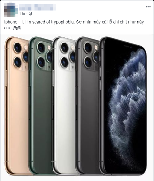 Cảnh báo: Đừng mua iPhone 11 Pro, iPhone 11 Pro Max nếu bạn thuộc 15% dân số thế giới mắc phải chứng sợ lỗ - Ảnh 3.