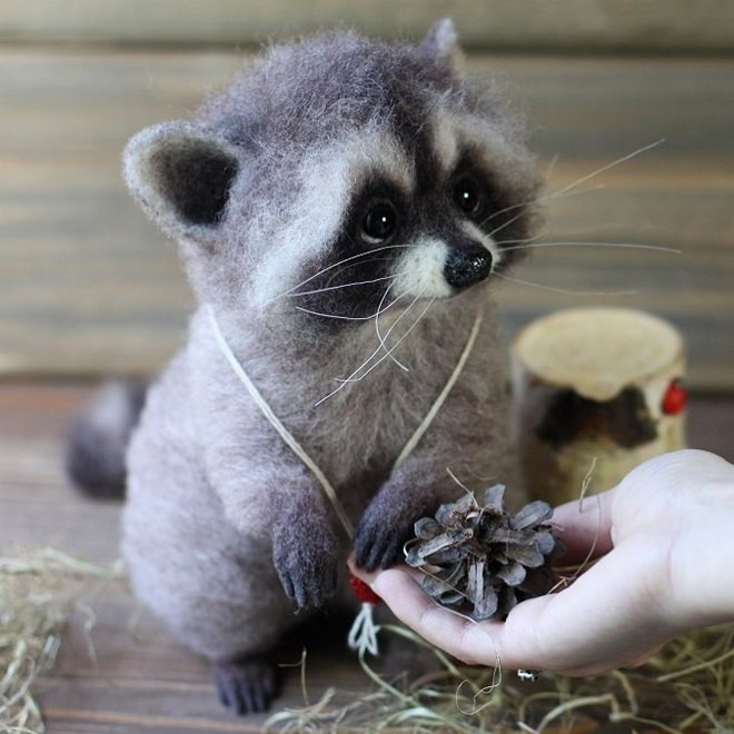 Nghệ sỹ người Nga tạo ra những con vật bằng len “cute” hết nấc, nhìn là muốn mang cả thế giới động vật về nhà - Ảnh 9.