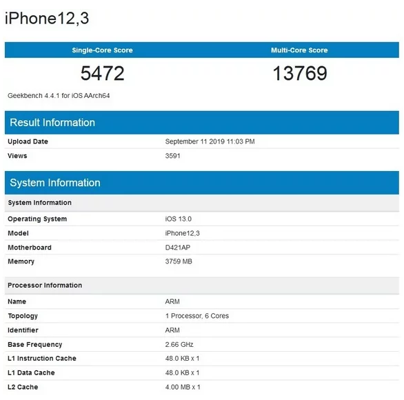 GeekBench xác nhận chip A13 Bionic của Apple mạnh hơn nhiều Snapdragon 855 và Exynos 9825 - Ảnh 2.