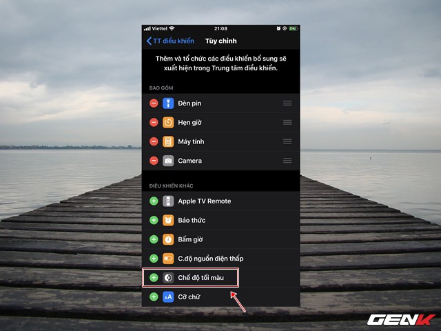 iOS 13: Cách thêm tùy chọn kích hoạt nhanh Dark Mode vào Control Center - Ảnh 4.