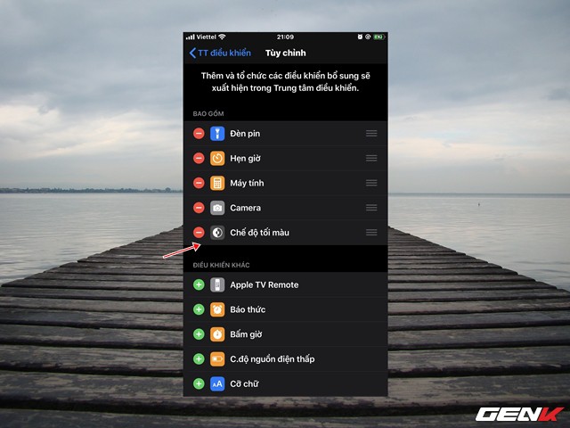 iOS 13: Cách thêm tùy chọn kích hoạt nhanh Dark Mode vào Control Center - Ảnh 5.