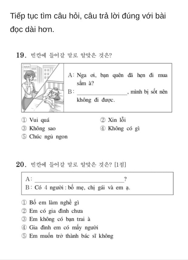 Thử sức với đề thi Tiếng Việt tại kỳ thi Đại học Hàn Quốc 2019: Nhiều câu hóc búa đánh lừa cả người Việt - Ảnh 8.