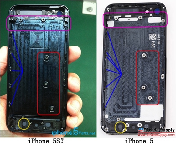 iPhone 5S lộ diện những hình ảnh đầu tiên 1