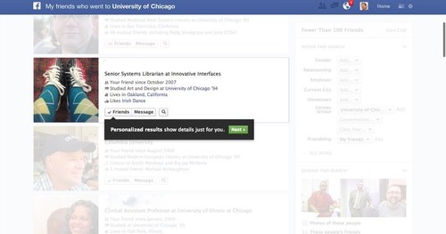 Khác biệt giữa Tìm kiếm của Facebook và Google 4 Khác biệt giữa Tìm kiếm của Facebook và Google 4