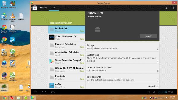WindowsAndroid - trải nghiệm Android 4.0 trên Windows 4