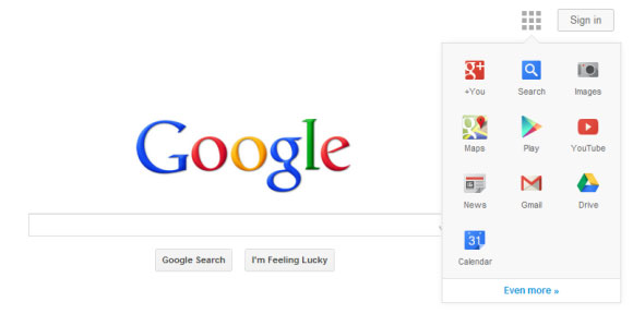 Google đang thử nghiệm menu điều hướng mới trên trang web của mình? 2