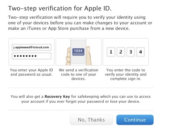 Apple bắt đầu áp dụng bảo mật 2 lớp cho iCloud và Apple ID 1
