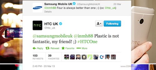 HTC và Samsung "xỏ xiên" nhau trên mạng xã hội 2