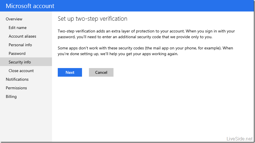 Tài khoản Microsoft sẽ phải xác thực mật khẩu 2 lớp 1