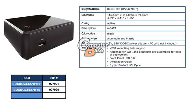 Máy tính NUC sẽ có phiên bản dùng chip "xịn" hơn 1