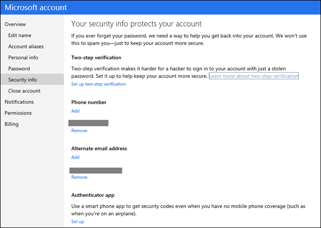 Microsoft chính thức áp dụng bảo mật 2 lớp cho tài khoản người dùng 1