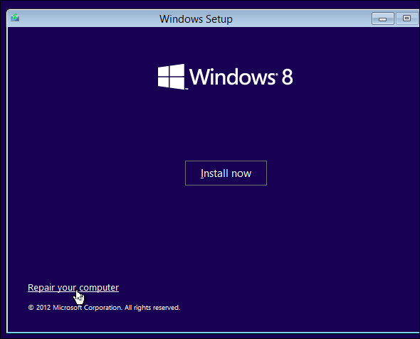 Cách khắc phục lỗi khởi động trên Windows 8 3