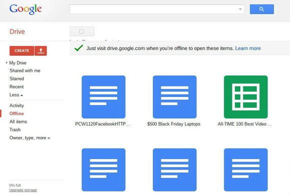 Google bổ sung tính năng đồng bộ Offline cho Google Drive trên Chrome 1