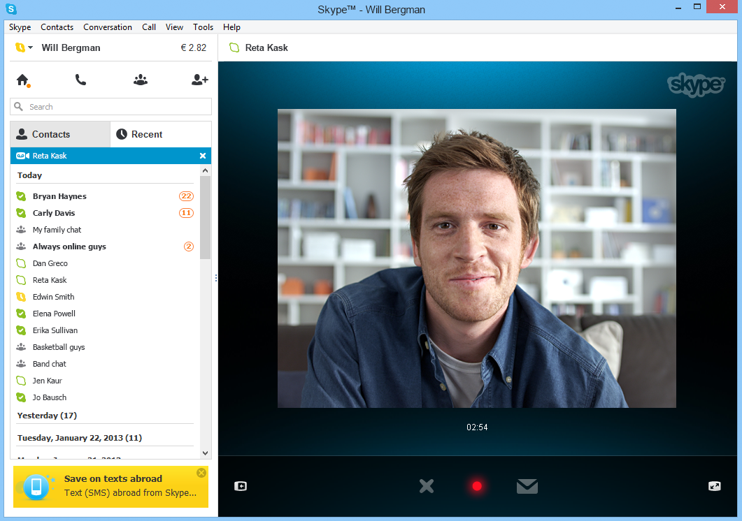 Skype cho Windows bổ sung tính năng nhắn tin video 1